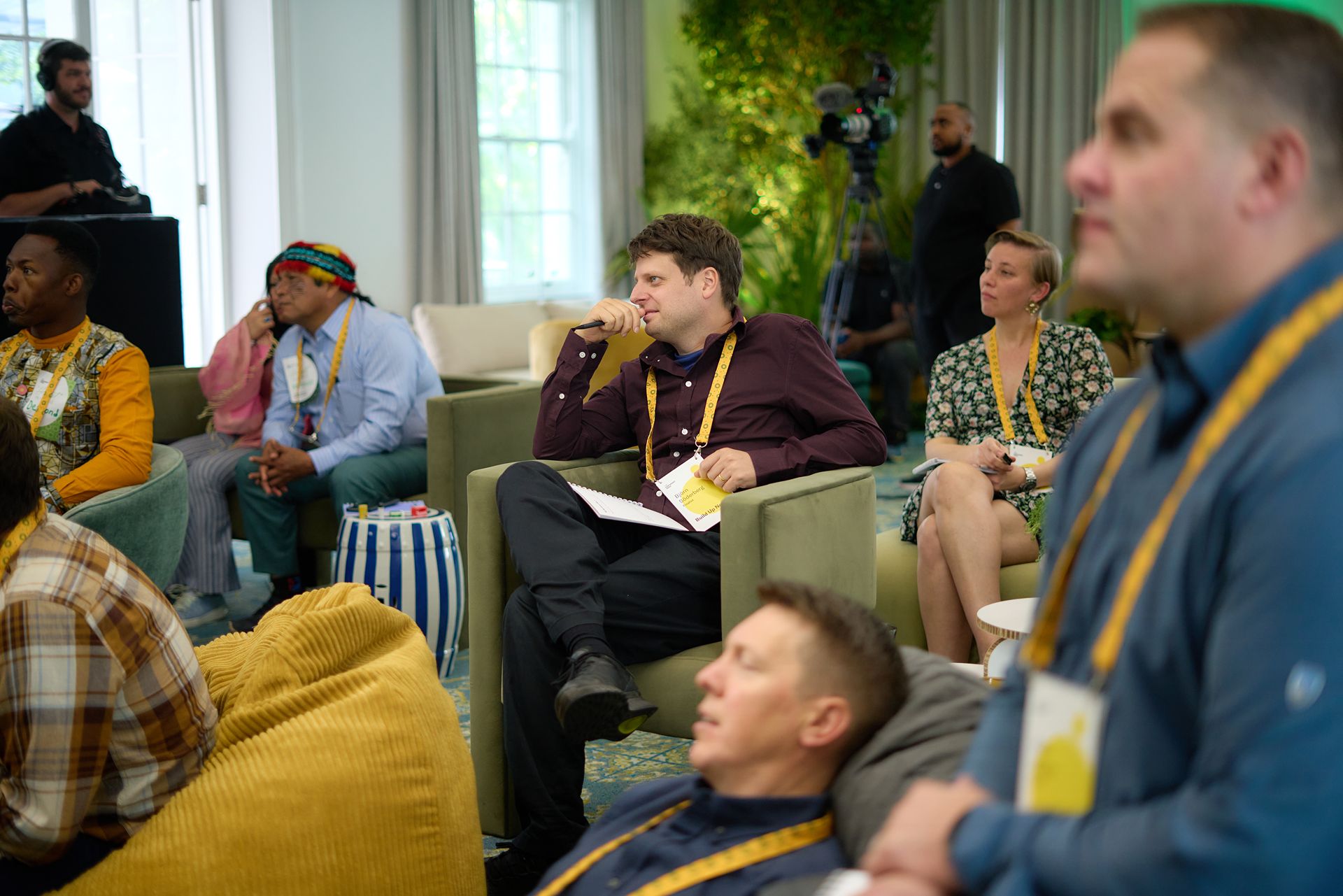 Björn Söderberg, Build up Nepal and 2024 Finalists learning storytelling skills during the Fellowship Programme