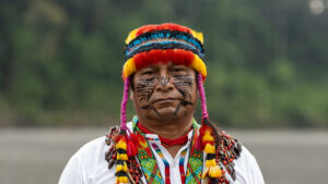 Uyunkar Domingo Peas Nampichkai, President of Amazon Sacred Headwaters Alliance