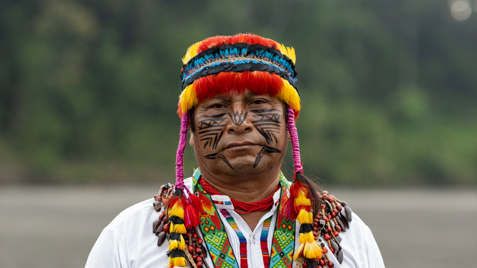 Uyunkar Domingo Peas Nampichkai, President of Amazon Sacred Headwaters Alliance