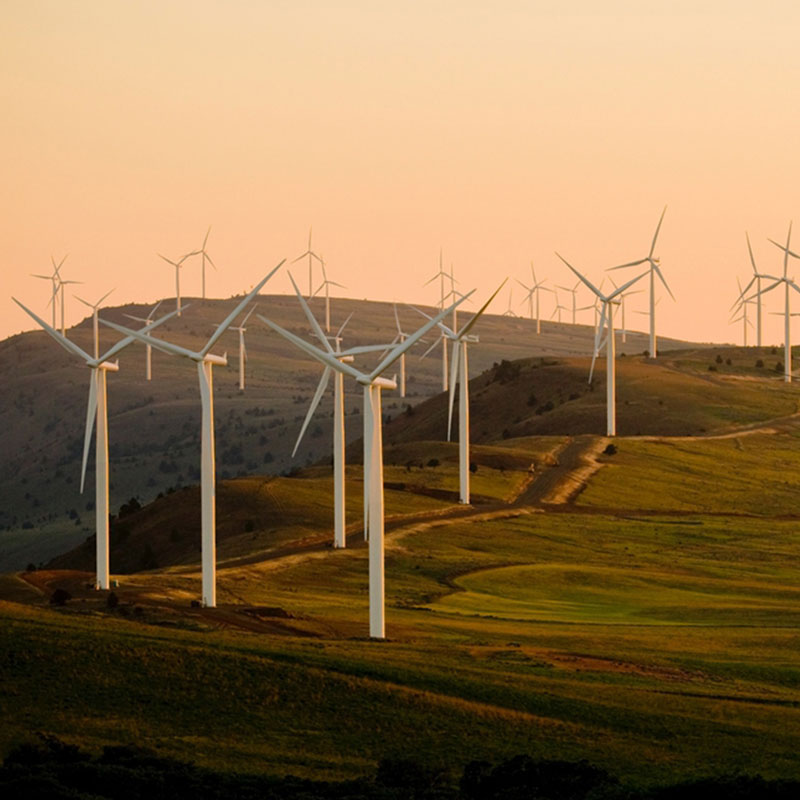 Renewable energy wind turbines
