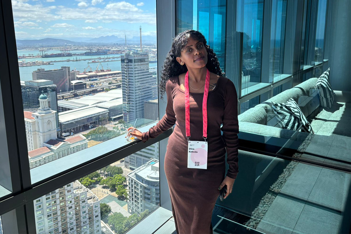Dina Kebede during Earthshot Week 2024