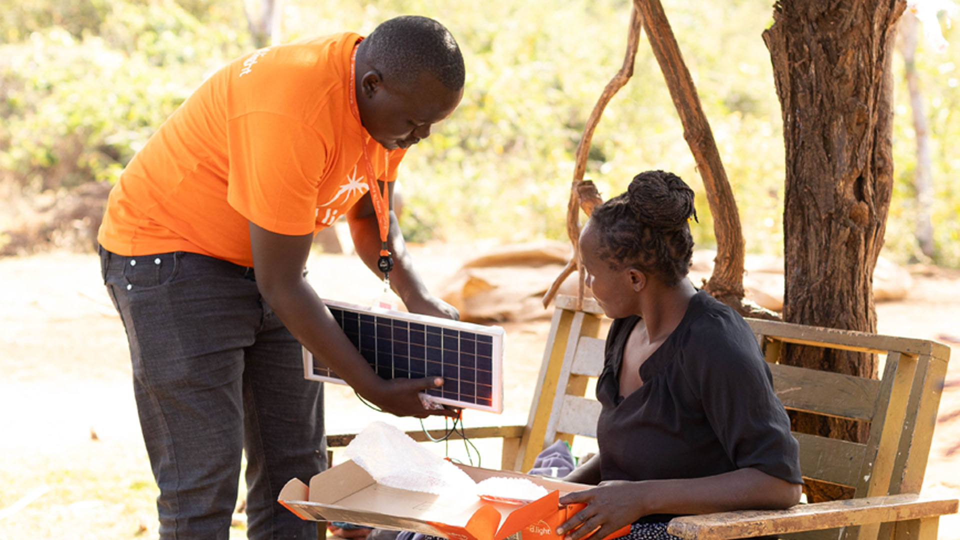 d.light makes life brighter for millions of people by bringing clean and affordable power to rural African communities.