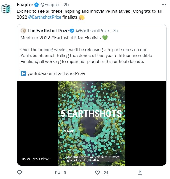 Enapter supports the 2022 Finalists