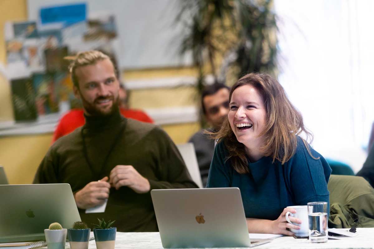 Albin Wilson (2022 Finalist, Roam) and Anne-Marieke Eveleens (2022 Finalist, Great Bubble Barrier) attended our first Fellowship programme in Windsor