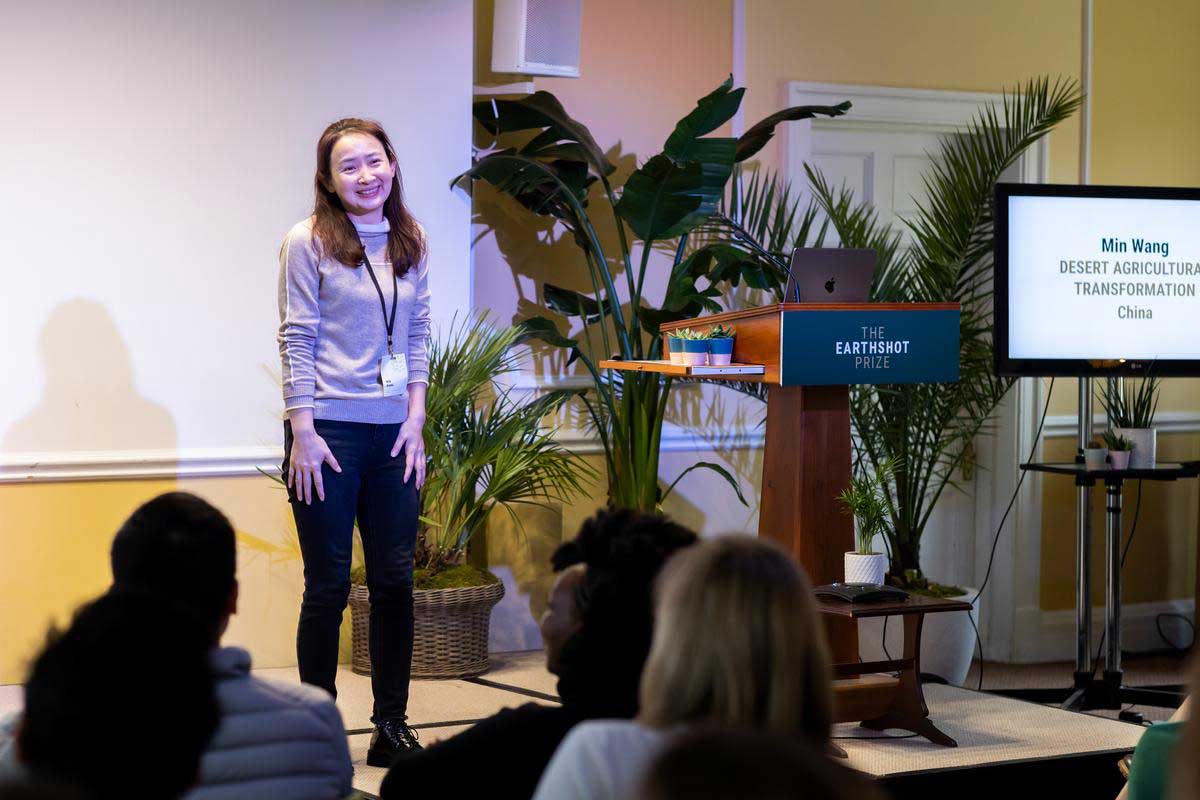 Min Wang (Desert Agricultural Transformation) provides her experiences from the week