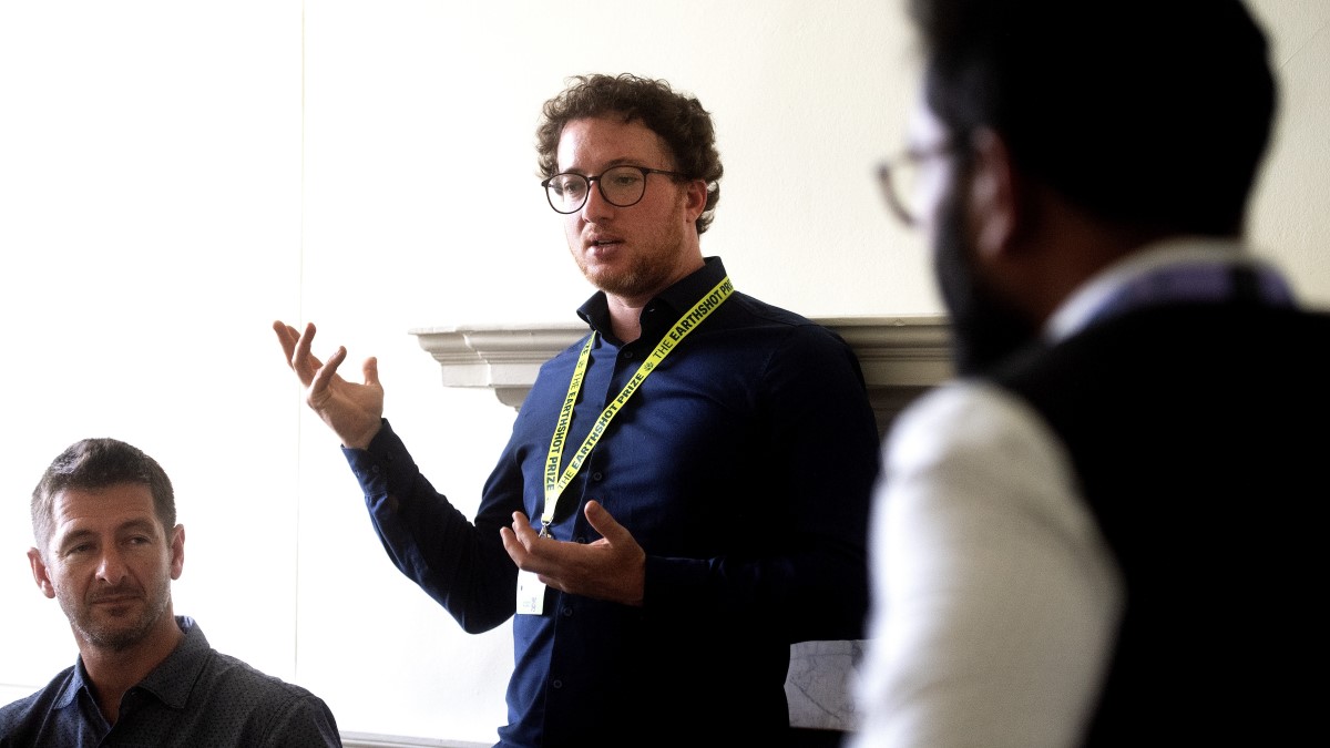 Florent Kaiser, Accion Andina, at Launchpad Workshop event during LCAW 2024