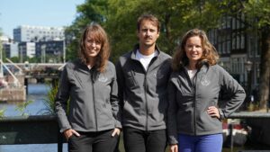 Great Bubble Barrier team at canal