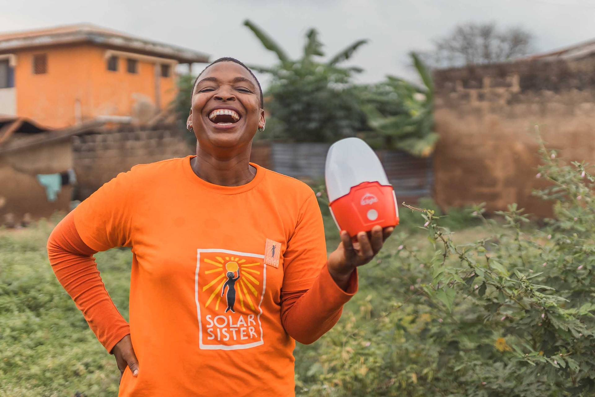 Solar Sister provides women with economic opportunity, training, technology, and support to distribute clean energy to underserved communities in Africa.