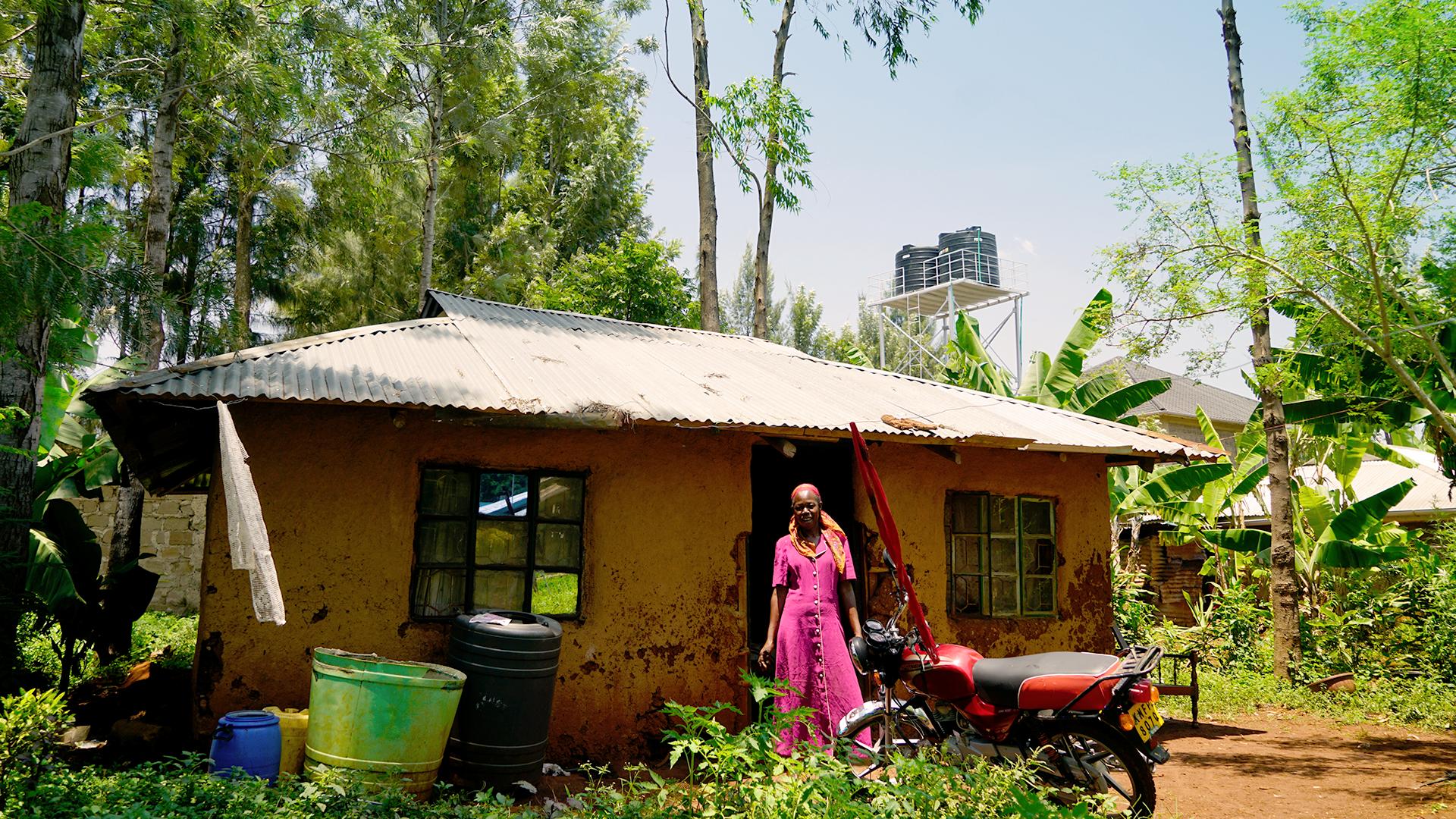 Hut with Mukuru Clean Stove doesn't create smoke