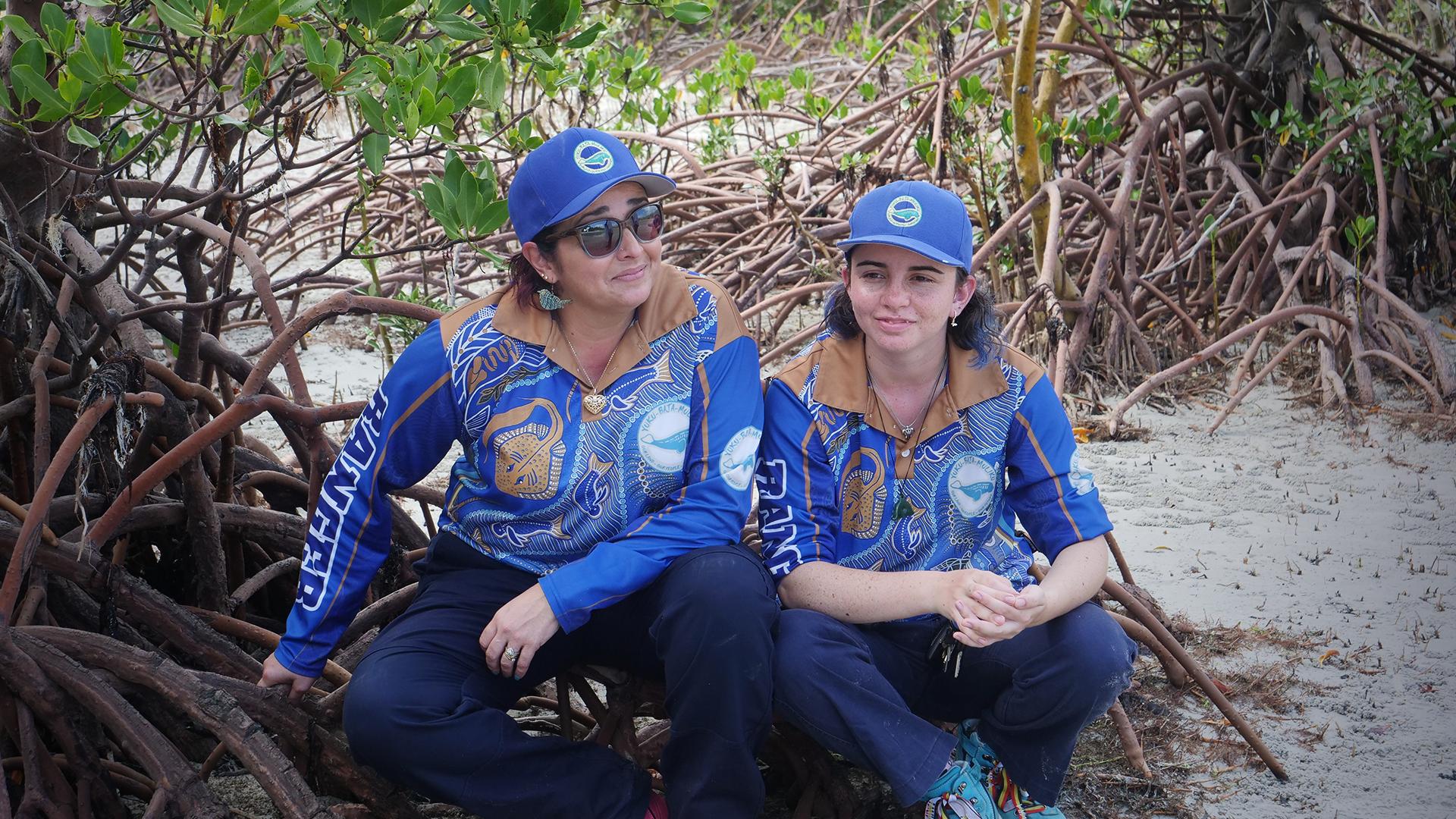 Indigenous Women of the Great Barrier Reef Larissa Hale and colleague