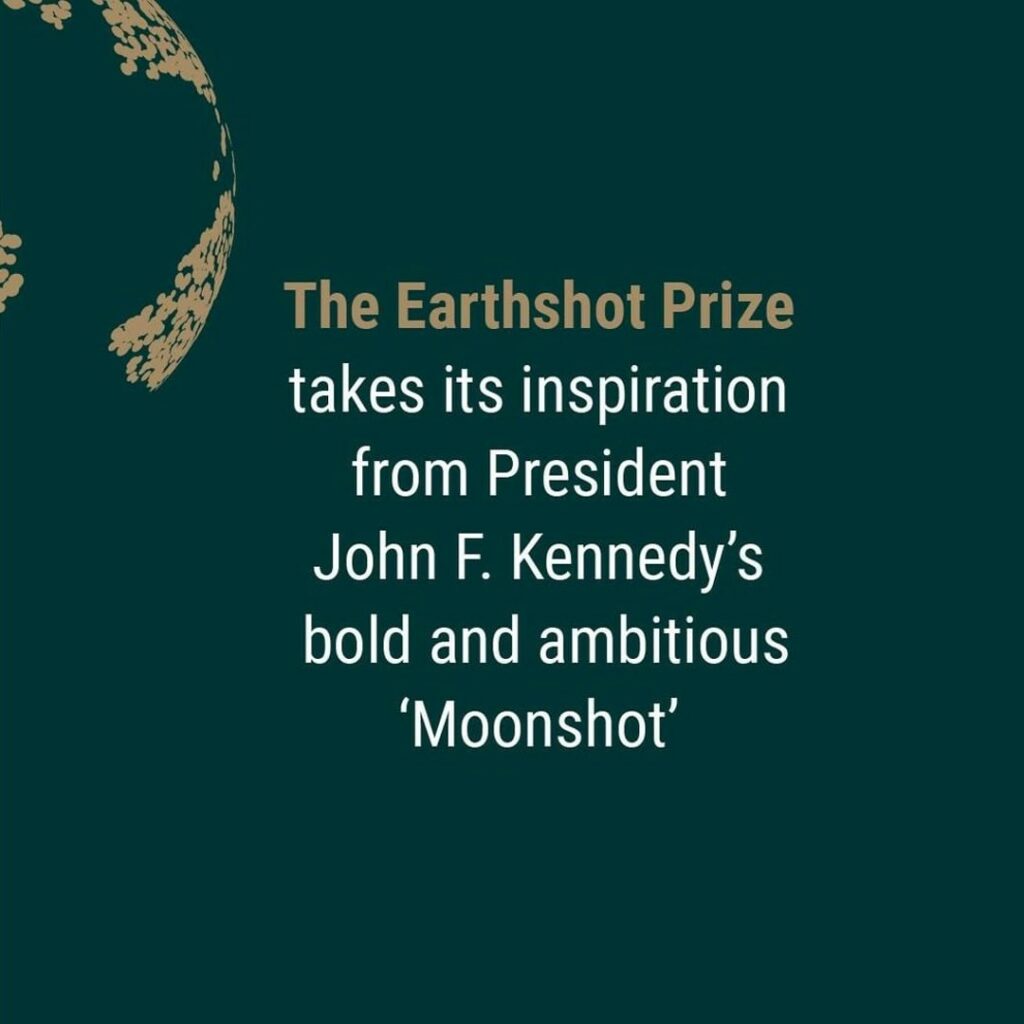 The Earthshot Prize takes inspiration from JFK's moonshot