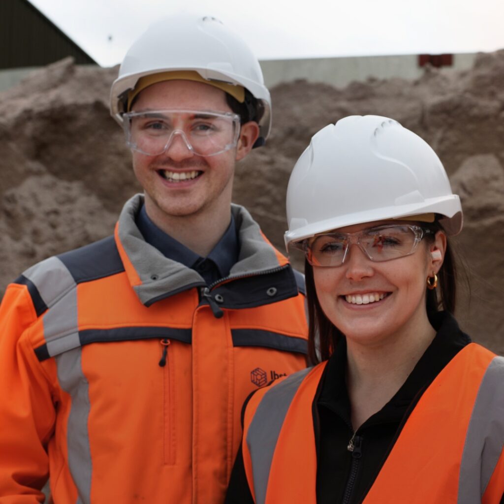 Natasha Boulding and colleague - Low Carbon Materials