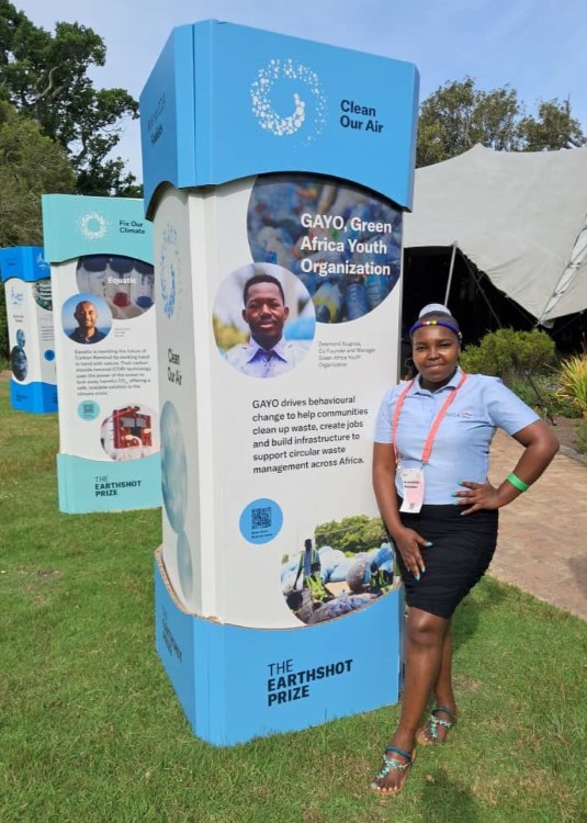 Nonkululeko during Earthshot Week 2024