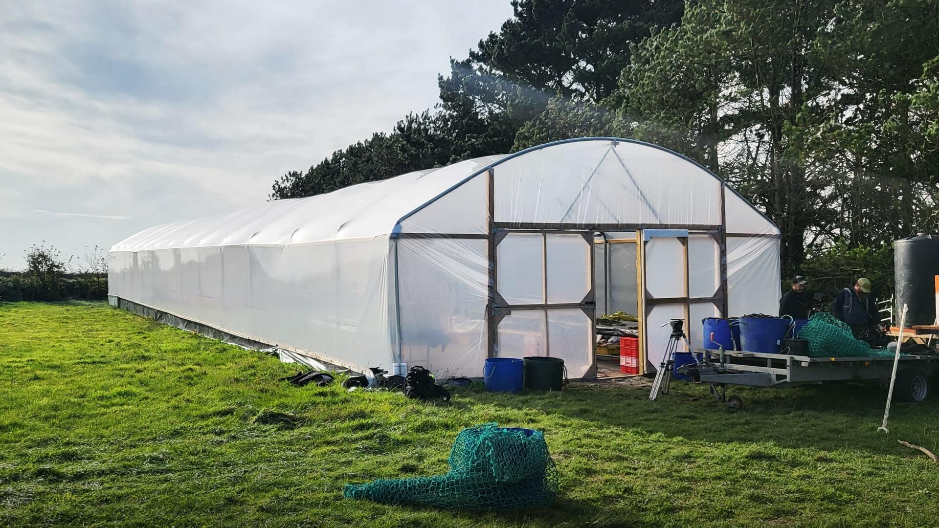 Notpla greenhouse outside