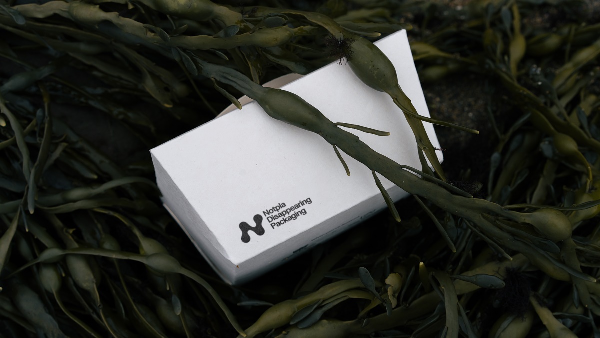 Notpla seaweed packaging