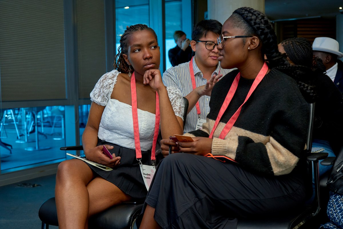 Obedine Tsuses attending Climate Youth Leadership Programme seminar