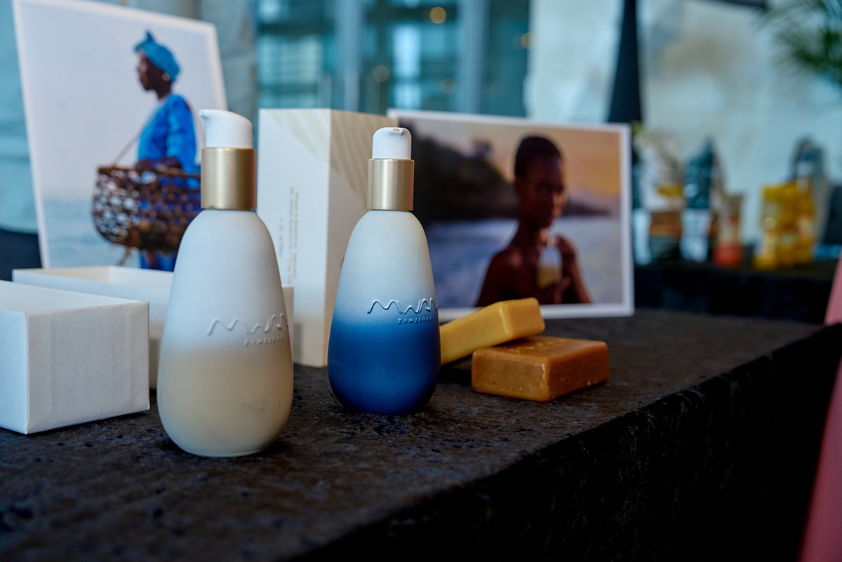 Macroalgae & plant-based skincare made by the Mwani, Zanzibar