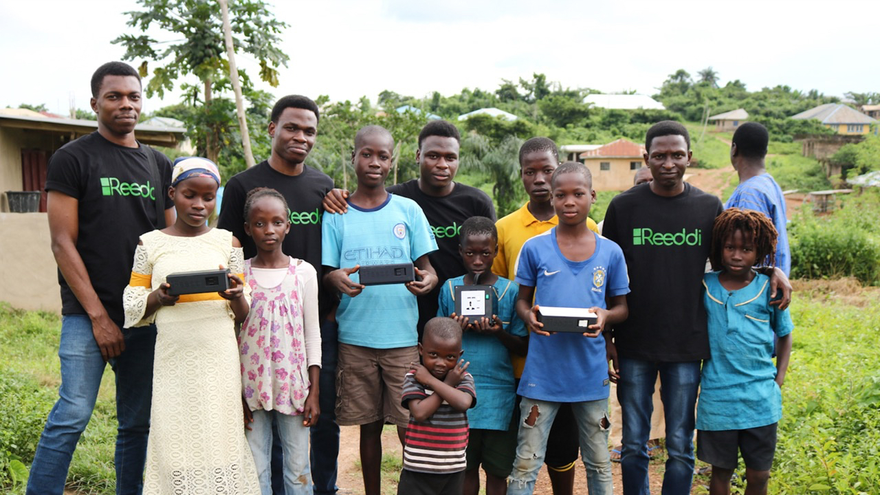 Reeddi visits village in Africa