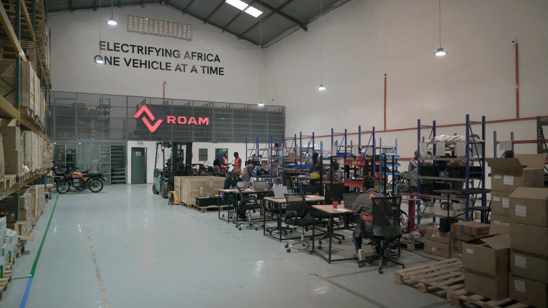 Roam factory production line