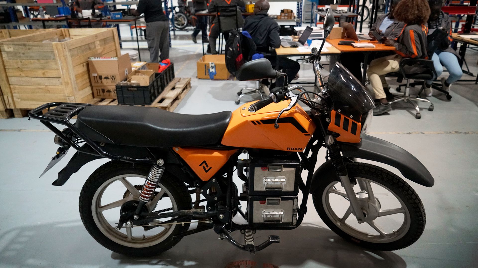 Roam electric motorcycle
