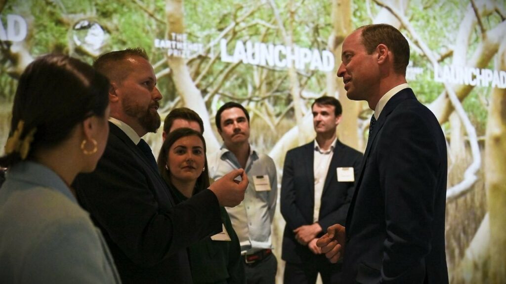 Prince William meets Finalists at the launch of Earthshot Prize Launchpad