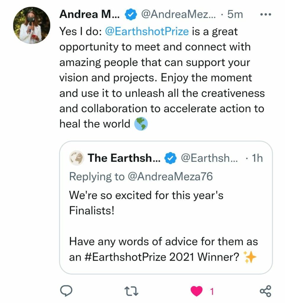 Andrea Meza Murillo tweet