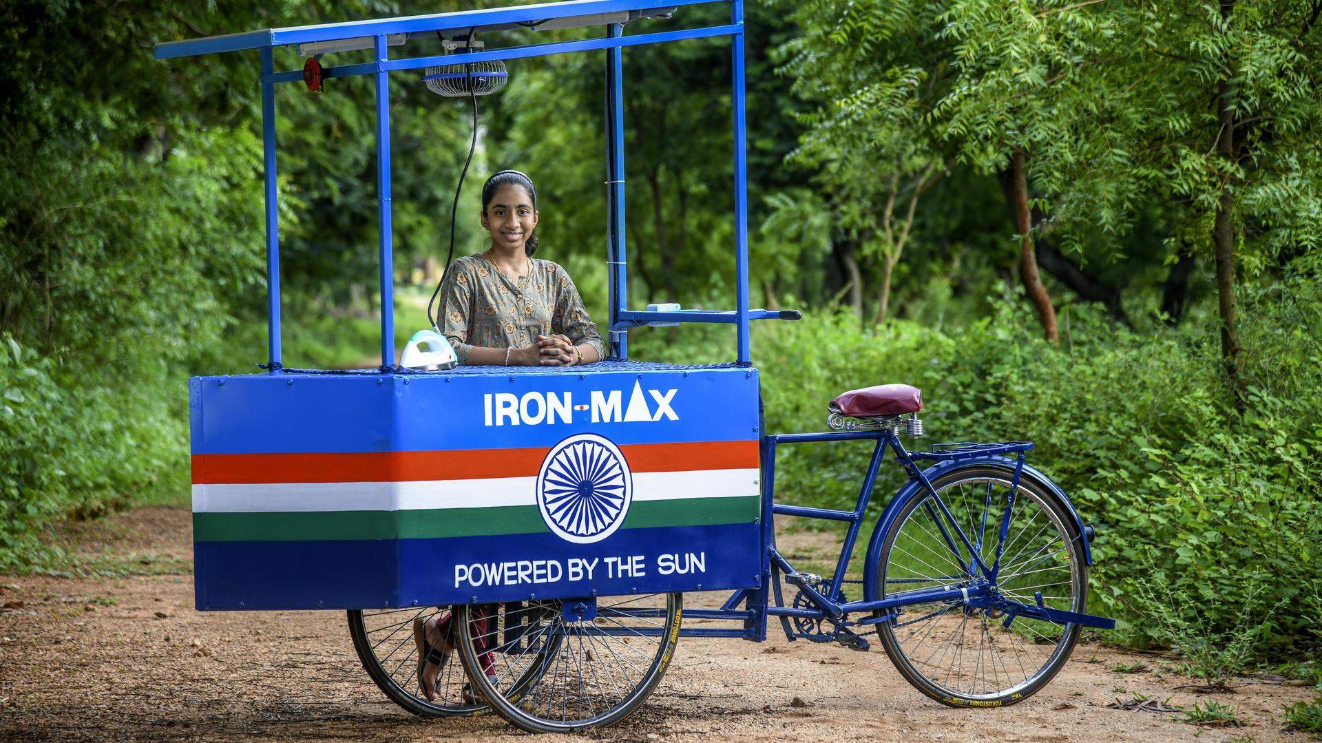 Vinisha Umashankar Iron Max Solar Cart